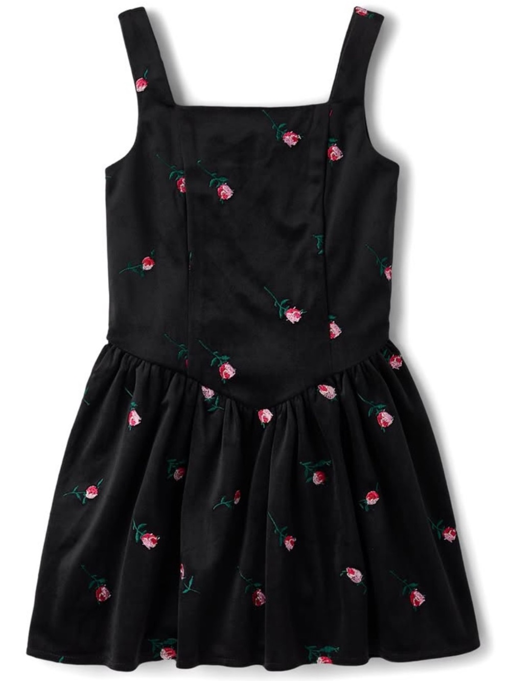 The Children's Place floral rose velour dress